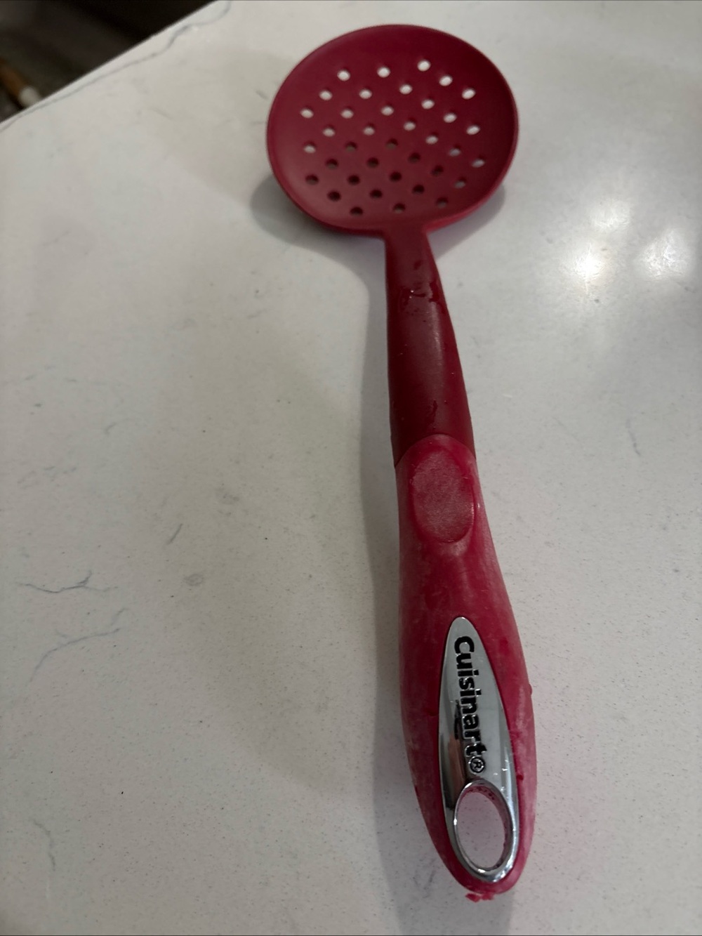 Cuisinart red Skimming spoonwith Easy-Grip Handle